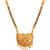 Xoonic Mangalsutra with Beautiful Gold Plated and Meena Work Brass Pendant 28 Inches Long-MS-44-TL-GBG