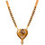 Xoonic Mangalsutra with Beautiful Gold Plated and Meena Work Brass Pendant 28 Inches Long-MS-39-TL-GBG