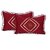 Manvi Creations Embroidered Cotton Pillow Cover Set of 2 Maroon