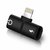KARTIK Mini Portable Charging Metal Splitter Audio Charger Adapter for IPHN X / 8/7 / 6/5 (Multi Color)