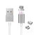 Kartik 1M Magnetic High Speed Charging Micro USB Cable for Android/iOS Phones (Assorted Color)