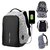 TREKKERS NEED ANTI THEFT LAPTOP BACKPACK CAMERA GREY COLOUR BACKPACK 47 INCH
