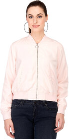 Kotty Women's Pink Full Sleeve Paddle Jacket