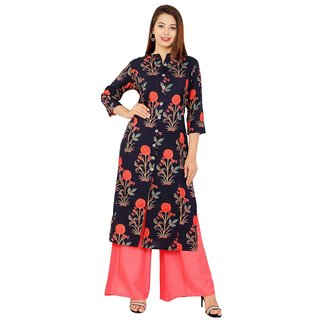 party wear straight kurtis