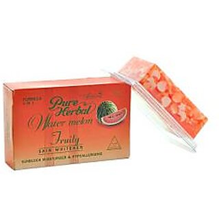 PURE HERBAL WATERMELON SOAP FOR SKIN WHITENING.