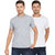 Cliths Cotton T-Shirt Combo For Men - Pack of 2 (Grey, White)