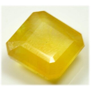                       Yellow Sapphire Pukhraj Natural Certified Precious Loose Stone 4.25 Ratti                                              