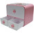 6th Dimensions Multipurpose Small Cosmetic Organiser Box (Pink)