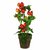 ZEVORA Red Pomegranate Fruit Tree 8 Inch Artificial Tree for Indoor/Outdoor Home, Office,Garden Lawn Decoration with Pot