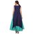 Great Rate Womens Banglory Silk Embroidery Semi Stitched Anarkali Gown G029Poonam Skyblue