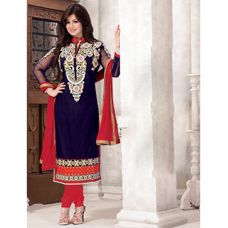 Buy Jomso Navy Blue Color Designer Salwar Kameez Online 1199