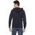 Campus Sutra Men's Blue Hooded Sweatshirts