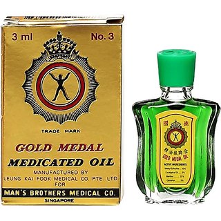 Gold Medal Medicated Oil - 3ml Pack Of 3