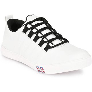 White Casual Sneaker Shoes 