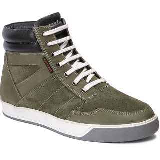 red chief green casual shoes