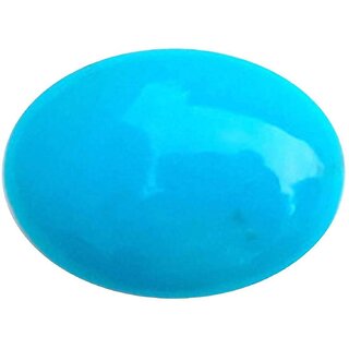                       Turquoise 7.00 Ratti Turquoise (FIROZA/FEROZA Stone) 100 Original Certified Natural Gemstone AAA Quality                                              