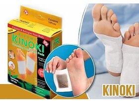 Kinoki Cleansing Detox Foot Patches 10 Adhesive Pads Kit Natural Unwanted T
