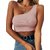The Blazze Women's Sleeveless Crop Tops Sexy Strappy Tees