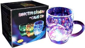 LED Colorful Flashing Light Up Glass Cup Mug Bar Party Club Wedding