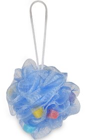 Gorgio Professional Sky blue loofah infused with foaming cube
