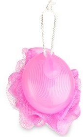 Gorgio Professional  Femme Pink Loofah with handle grip