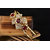 Kord Store Fashion Jewellery Traditional Gold Plated Single Bangle / Bracelet Kada for Girls and Women.