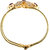 Kord Store Fashion Jewellery Traditional Gold Plated Single Bangle / Bracelet Kada for Girls and Women.