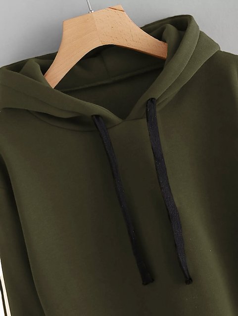 womens olive green hoodie