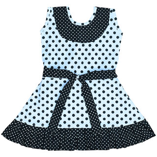 Black Yellow Print Cotton Frock for Baby Girls - Diganta-cokhiquangminh.vn