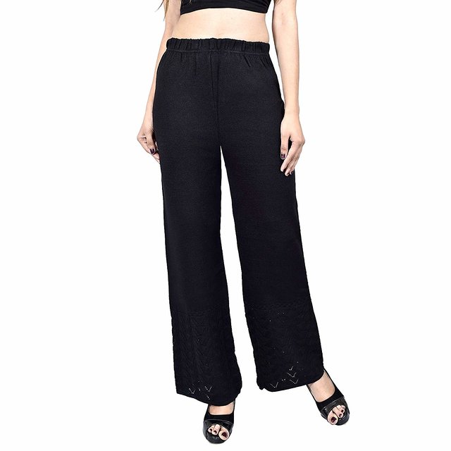 TNQ Regular Fit Women Black Trousers  Buy TNQ Regular Fit Women Black Trousers  Online at Best Prices in India  Flipkartcom