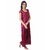 Bridal  Daily wear Pink free size  satin night dress,night wear or nighty or gown