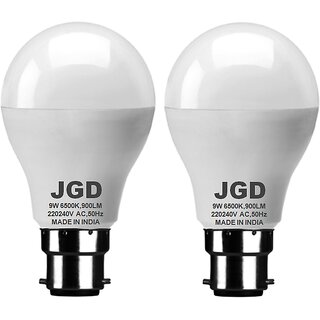 JGD ELECTRONIC LED BULB 9 Watt (cool day light 6500-7500K)