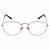 Debonair Stylish Round Silver-Transparent UV Protection Sunglasses  Frame For Men  Women