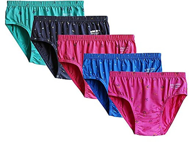 Buy Ladies Printed Nylon Panty (Pack of 5) Online @ ₹279 from