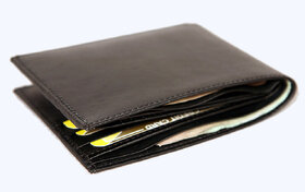 New Style Money Purse Mens Black or Brown  Wallet