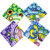 Neska Moda Pack Of 12 Kids Cotton Handkerchiefs 30X30 CM H41