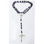 Men Style Saint Praying Rosary Beads Ball Chain Necklace With Jesus Cross Sterling Silver  Pendant Necklace