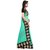 Pari Designerr Green Chanderi Cotton Lace work designer saree