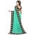 Pari Designerr Green Chanderi Cotton Lace work designer saree