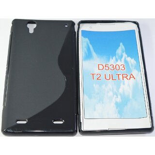                       Premium Quality S-line Silicone Back Case For Sony Xperia T2 Ultra D5303                                              