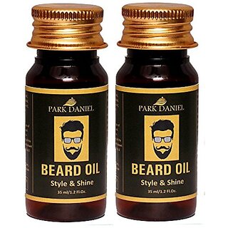 Park Daniel Premium Beard Oil combo pack of 2 No.35 ml Bottles(70 ml)