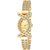 Elle Oval Dial Multicolor Metal Analog Watch For Women