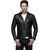 Emblazon Men's Black Leather Jacket