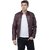 Emblazon Men's Maroon Leather Jacket