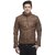 Emblazon Men's Brown Leather Jacket