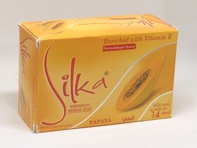 Silka Papaya Whitening Herbal Soap 135g