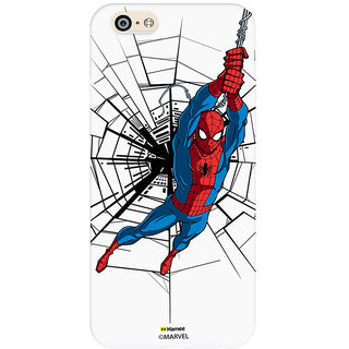 Marvel Ultimate Spider Man Licensed Slim Fit Plastic Case Cover For Lenovo Zuk Z2 Swinging Web White