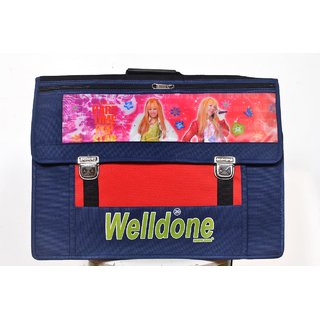 Rectangular bag for school books top
