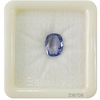 3.00 Carat Cylone Quality Blue Sapphire Neelam 100 Certified Natural Gemstone A+ Quality