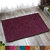 Lushomes Chenille Amethyst Thick and fluffy 2200 GSM bathmat with High Pile Microfiber with Synthetic backing, Super Absorbent (12